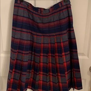 Pendleton Wool pleated skirt
